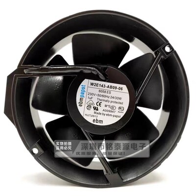 ebmpapst原装正品17251  230V W2E143-AB09-01 6078ES轴流风机