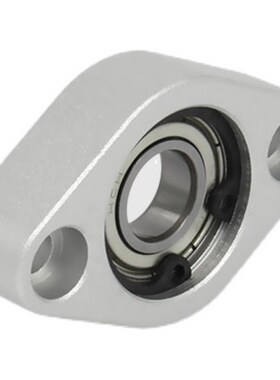 轴承座组件菱形铝合金丝杆光轴固定支撑米思米C-BACNC-BACAC-BACR