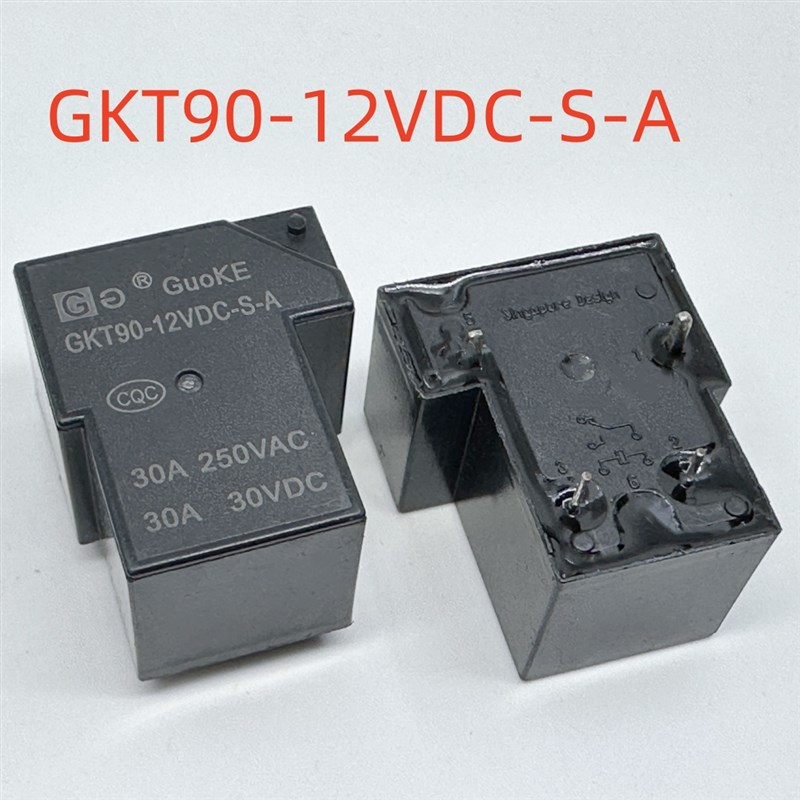 全新 4脚 30A 国科 继电器 GKT90-12VDC-S-A T90A4