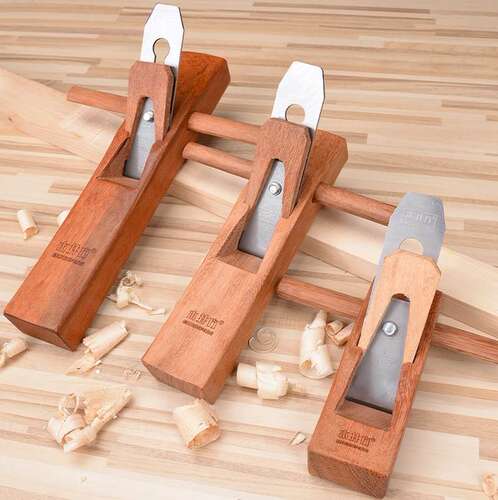 黑檀木工刨 手刨手推木匠修边工具大全手工刨子鲁班刨套装
