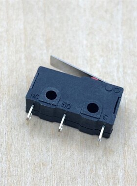 5只 行程开关 触点按键微动开关 5A 125V 250V 直柄背条3脚 黑色