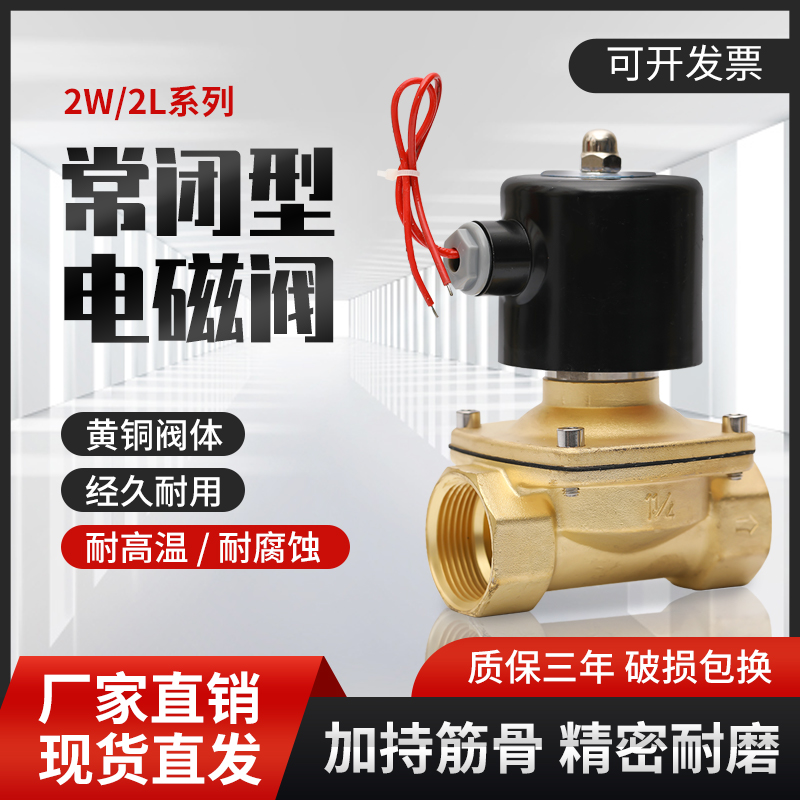 水阀电磁阀2W全铜线圈2W160152W200202W250252W400402W50050