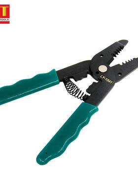 台湾OPT手动多功能剥线钳轻便电工剥线剪破线刀带压接功能LY-104