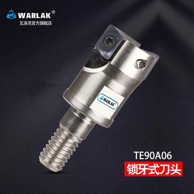 分体式特固克AXMT0602锁牙式铣刀头TE90A06头子精铣直角刀头