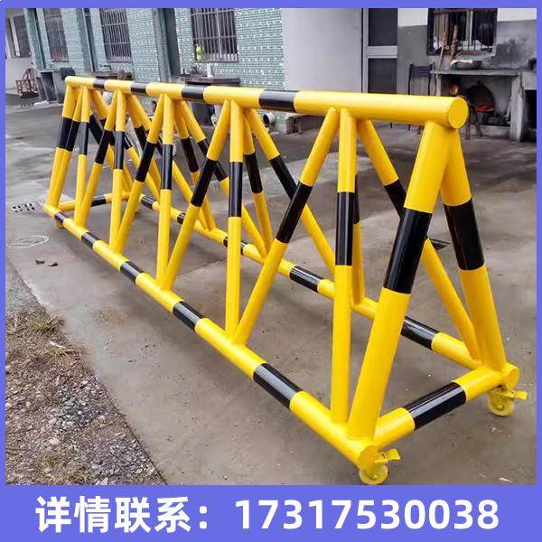 拒马路障可移动护栏挡人车幼儿园学校门口拦路隔离防撞栏安全防护