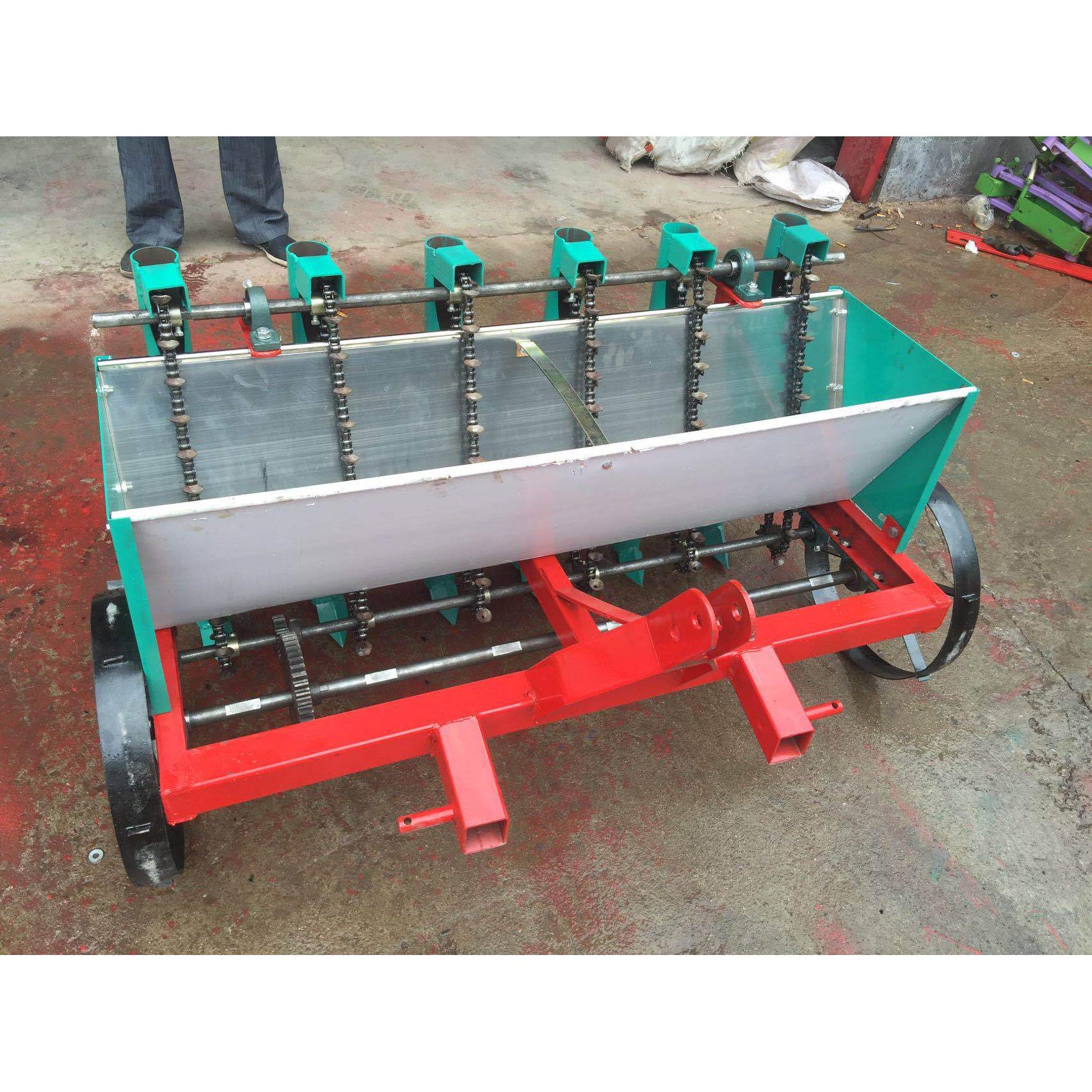 家用小型种蒜机大蒜播机 农用全自动五行种蒜机 大蒜撒种机