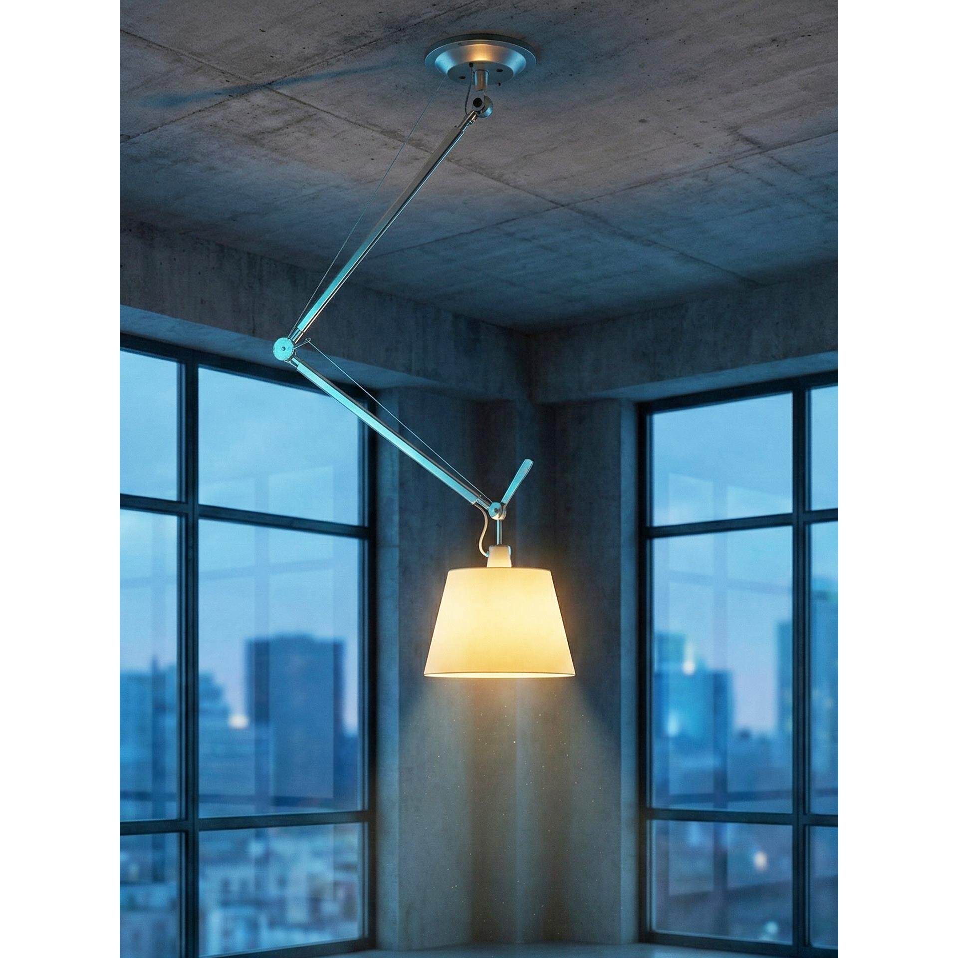 可移位书房中古餐厅吊灯意大利Tolomeo摇臂卧室简约设计师灯具