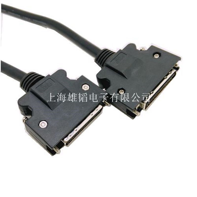 SCSI 50针数据线 3M scsi 50芯 转接线 安川伺服CN1接口  连接线