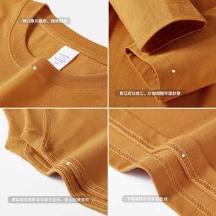 长袖t恤定制印logo字圆领活动同学聚会文化衫订制班服图案diy