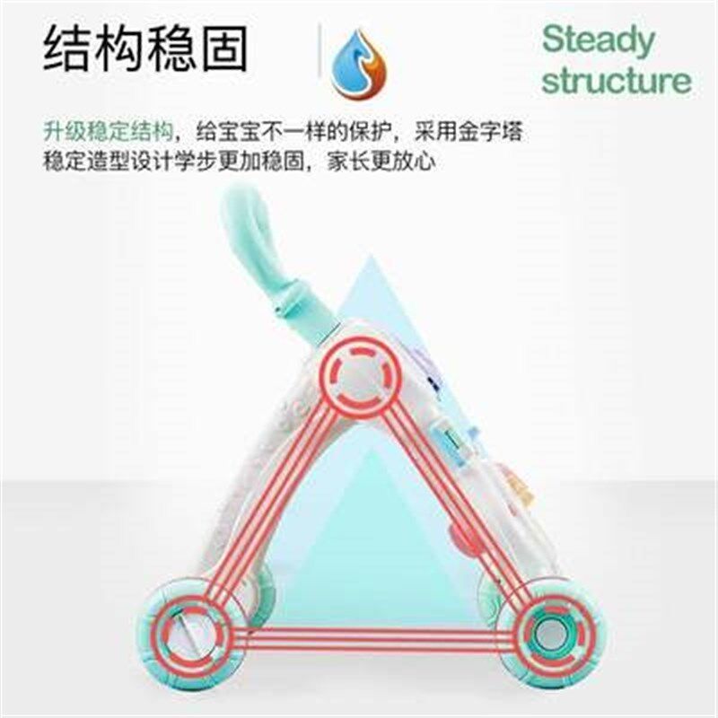 新款儿童学步车手推车宝宝防侧翻防o型腿稳固简单小孩子手推助步