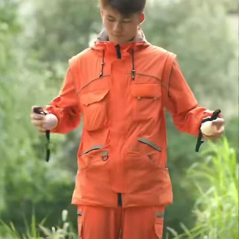 训犬服套装工作犬训练服多口袋透气防抓袖子可拆训导员助训马甲