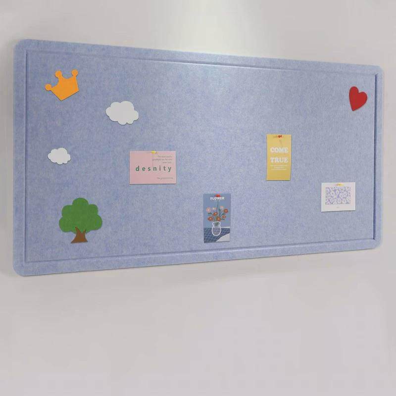 毛毡墙贴自粘吸音记事教室宿舍展示照片墙幼儿园留言板公告栏新款