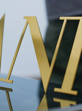 不锈钢金属立体字定制 亚克力广告字背景墙 logo字牌门头招牌定