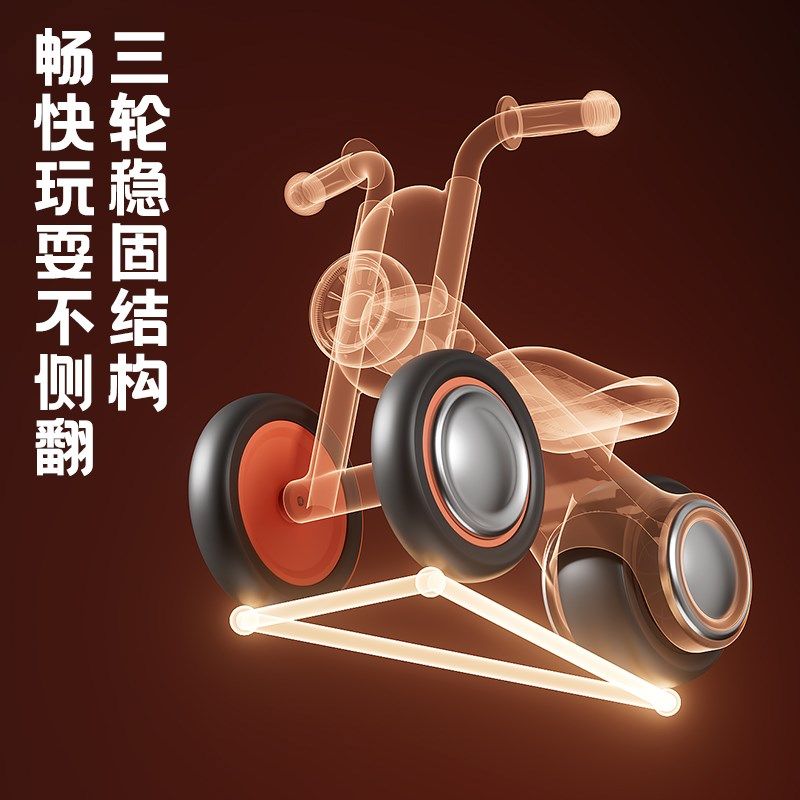 儿童平衡车1到3岁宝宝滑行学步婴幼儿周岁礼物滑步溜溜扭扭车玩具