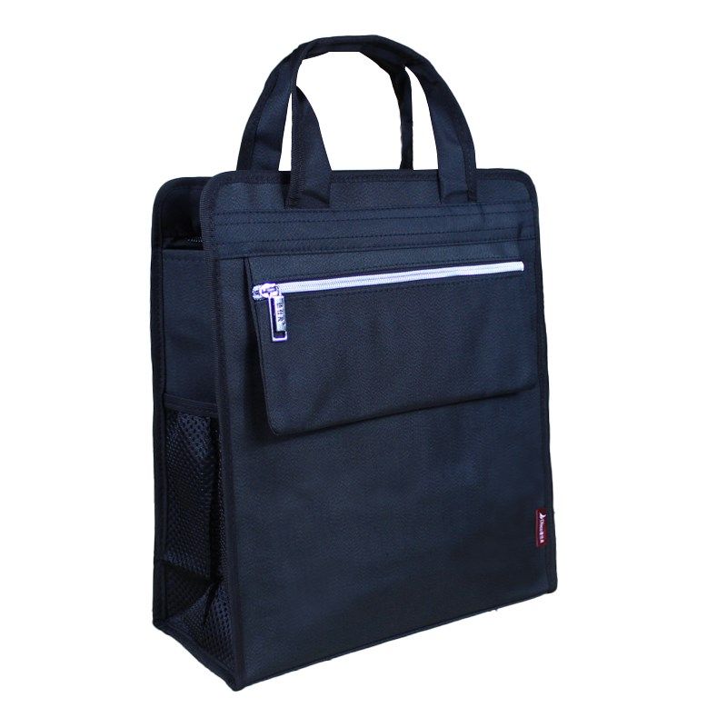 男女大容量商务手提袋帆布拉链文件袋A4资料袋学生补习袋书袋定制