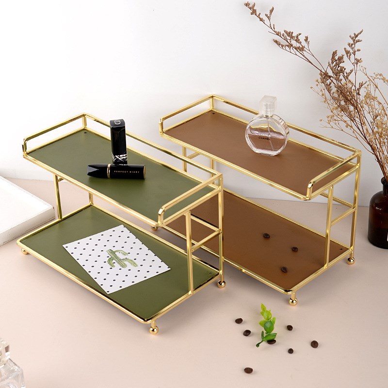 学生宿舍二层置物架简约桌面洗漱台浴室洗手间洗澡台面杂物收纳架