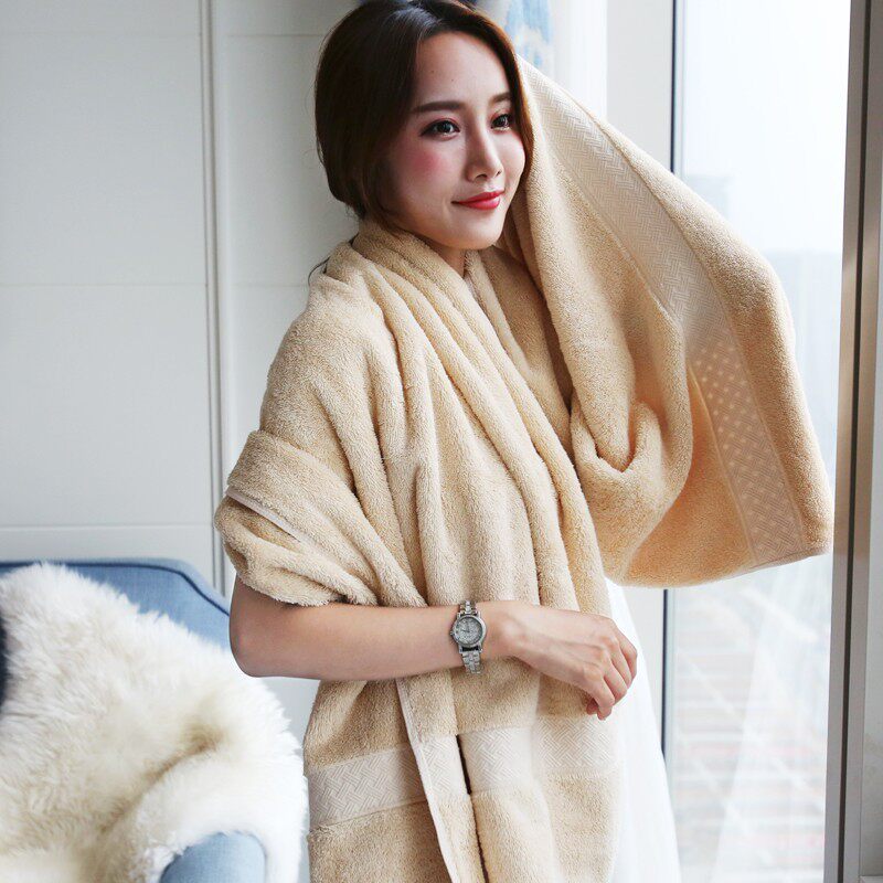 新款酒店浴巾纯棉成人男女家x用吸水柔软加大加厚全棉情侣大号披