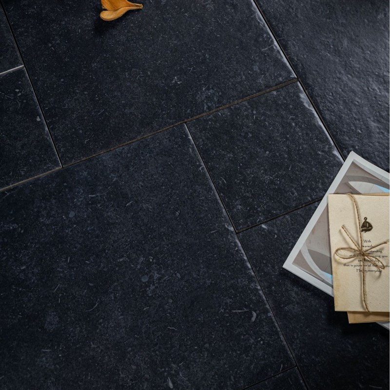 黑色法式古堡砖莱姆石瓷砖民宿客餐厅子母拼仿古地砖全瓷田园砖