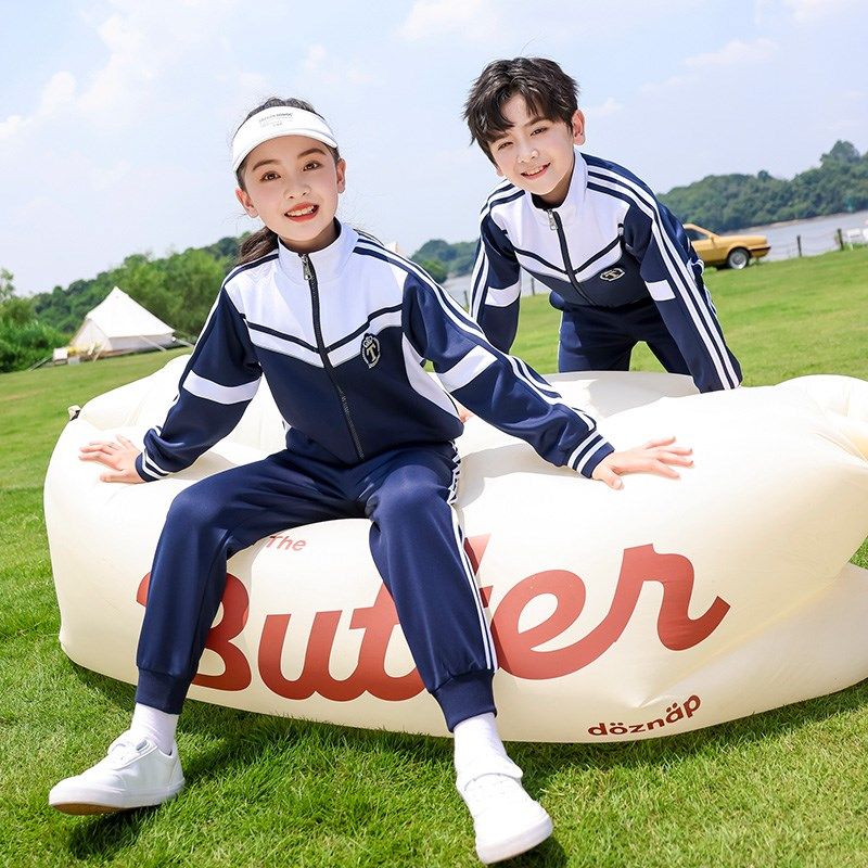 幼儿园园服春秋装新款学院风儿童运动会校服套装小学生班服三件套