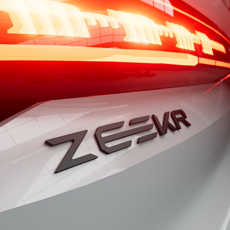 适用于极氪001/X/007/009专用改装哑光金属汽车尾标尾门装饰贴标