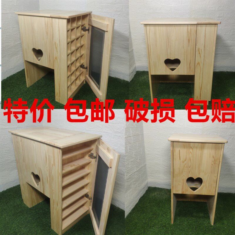 幼儿园保c温桶架儿童收纳实木水桶柜宝宝毛巾口杯架木质茶桶一体