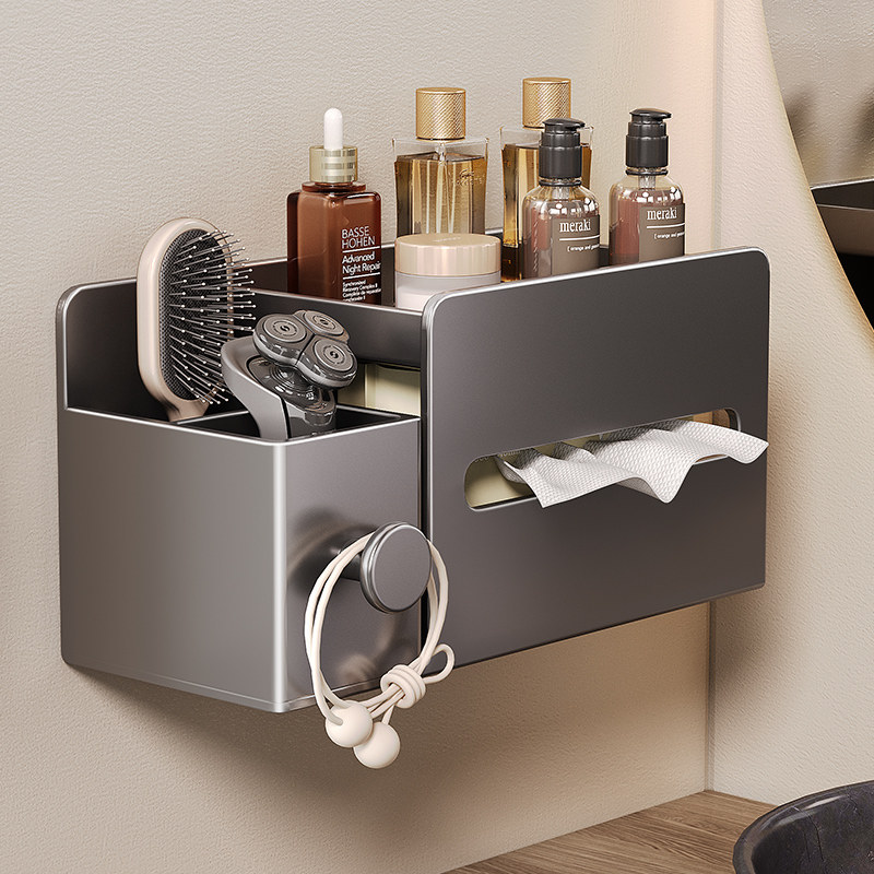 卫生纸置物架收纳卷纸架抽纸盒厕所洗手间壁挂卫T生间厕纸盒纸巾