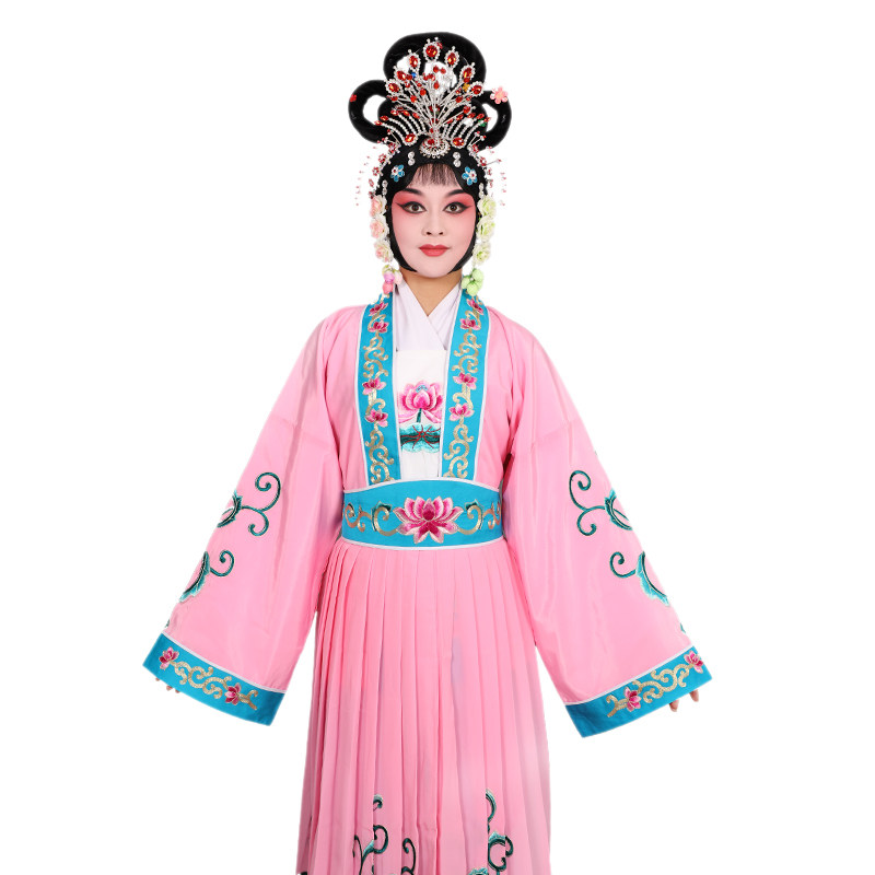 戏服京豫剧花旦戏曲服装 古装衣女青衣水袖舞蹈反串天女散花服装