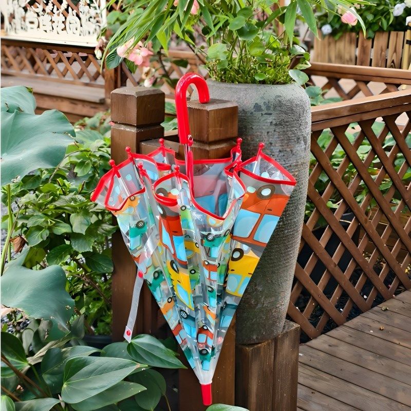 儿童卡通雨伞幼儿园小学生黑胶晴雨两用长柄男女孩带防水套3-10岁,婴童用品,儿童雨伞/防晒伞,淘宝优惠券,粉丝福利购,淘宝优惠卷