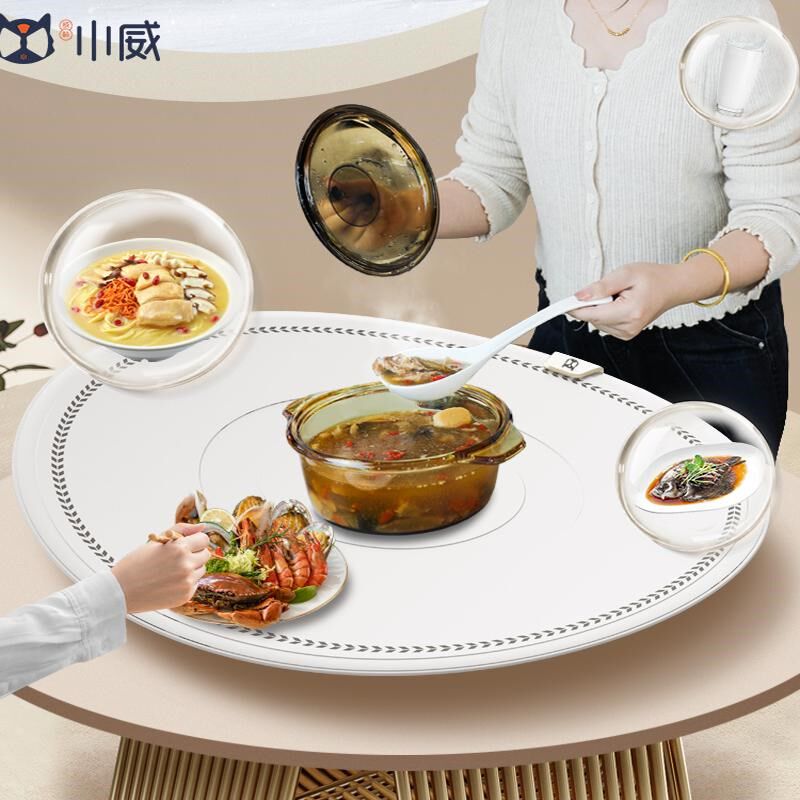 【柔性随心卷】暖菜板饭菜加热垫家用多功能餐桌保温盘恒温可折叠