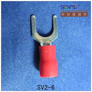 SV2-6  叉形蓝色冷压端头z 蓝色冷压端子 千只包装 600克