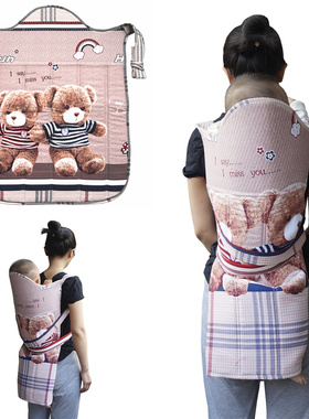 云南传统背带贵州小孩婴儿背巾老式外出简易前后背式背娃宝宝裹背