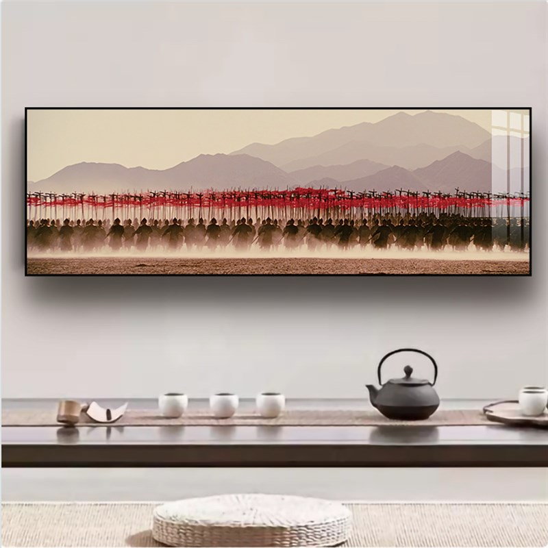 秦军大风大秦帝国客厅装饰画两千多年前海报卧室床头壁画挂画