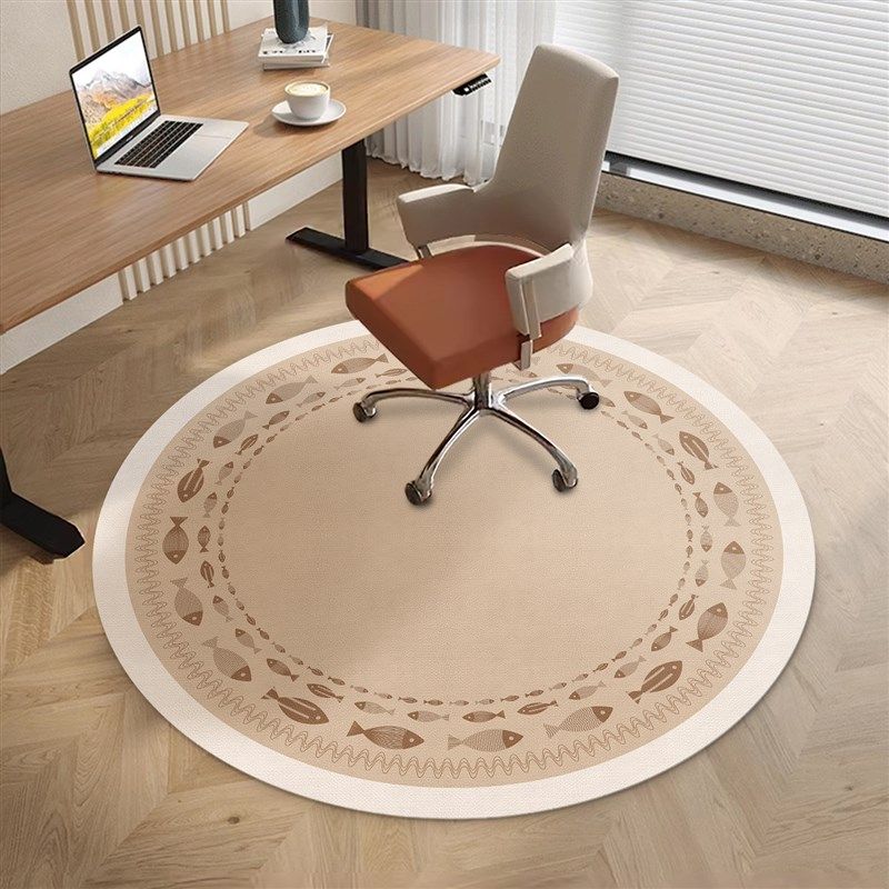 书房圆形转椅地垫电竞椅电脑椅地毯儿童书桌下椅子垫卧室摇椅垫子,居家布艺,转椅地垫,淘宝优惠券,粉丝福利购,淘宝优惠卷