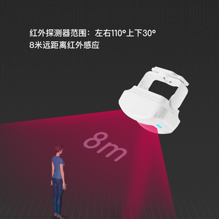 超市商店感应门铃进门提醒欢迎光临语音播放商用两件式红外感应器