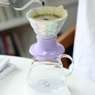 开关滴滤式 有田烧陶瓷咖啡聪明杯 滤杯 V60手冲浸泡式 HARIO新款