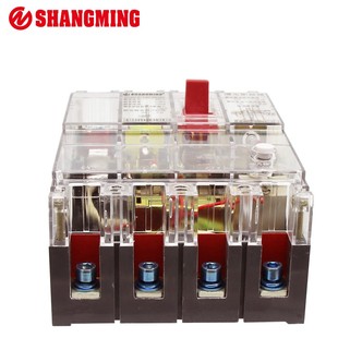 630A 人民漏电断路器DZ20L 400A 250A 4300三相四线透明开关 160A