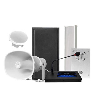 ip网络广播系统学校校园景区公共扩音无线功放音柱喇叭寻呼