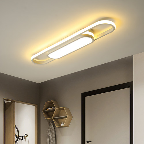 走道灯走廊灯长条LED吸顶灯现代简约阳台玄关入户衣帽Z间厨卫灯具