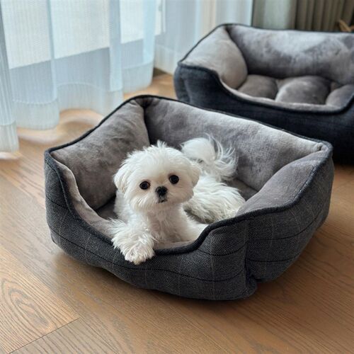 冬季耐脏狗窝深色中小型犬保暖狗床沙发垫子软窝猫窝加厚泰迪法斗