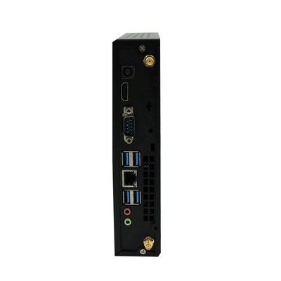 迷你小机箱thin itx机箱黑色工控掌上电脑mini钢材背挂17X17主板