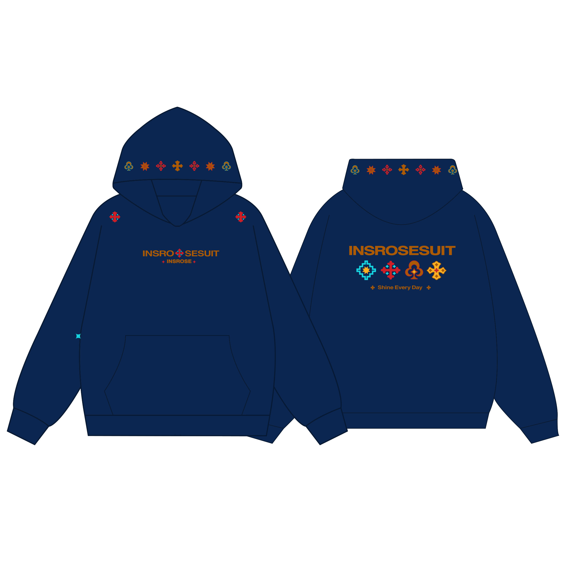 HandSeven复古甜酷风字母卫衣潮