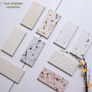 彩色水磨石砖客厅奶茶店磨砂防滑地砖商场服装 店古董砖浴室墙砖