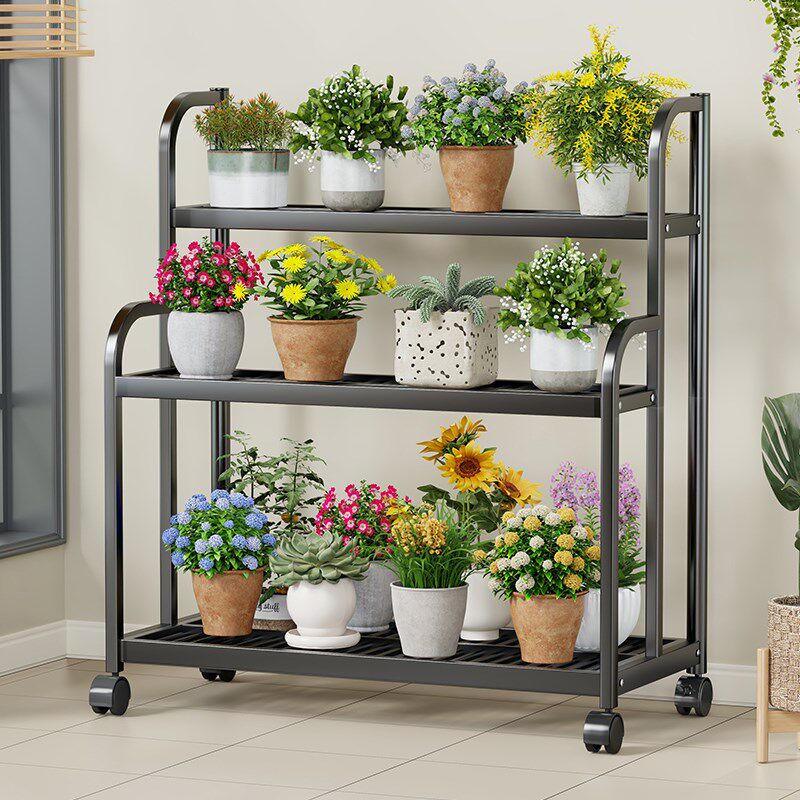 花架阳台置物架阶梯式多层植物多肉花盆托架简约花架子客厅落地式,收纳整理,阳台置物架,淘宝优惠券,粉丝福利购,淘宝优惠卷