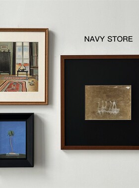 navy STORE【做一棵树】人物图案小众中古装饰画