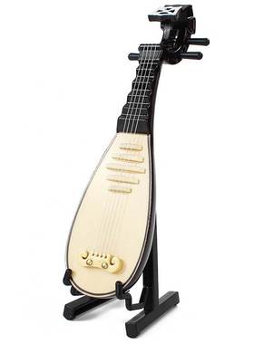 民乐迷你古筝模型中阮琵琶弦小摆件乐器礼品男女朋友生日传统礼物