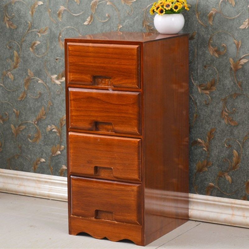 25cm收纳整理储物柜小窄柜子桐木实木四斗矮柜夹缝抽屉床头边迷你,收纳整理,收纳柜,淘宝优惠券,粉丝福利购,淘宝优惠卷