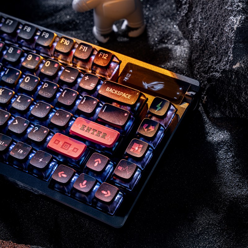 静电情绪四面透光ASA高度键帽PBT热升华布丁双皮奶机械108键盘帽