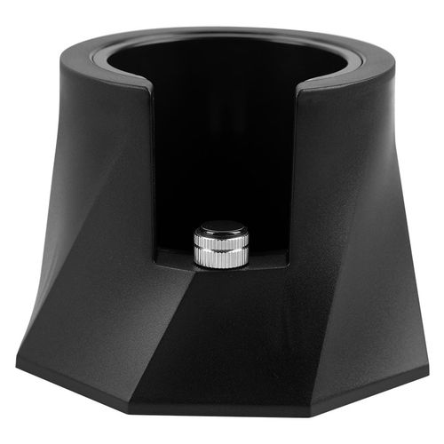 压粉底座螺旋形黑色意式咖啡机手柄收纳座高度可调节底部防滑