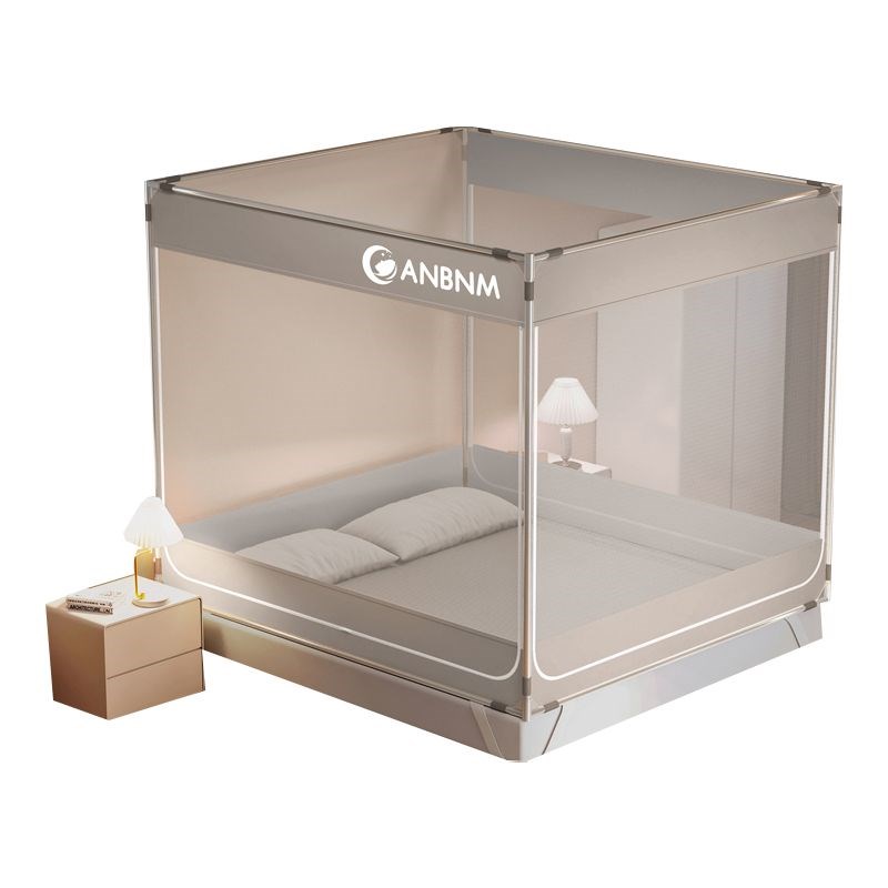 新款蚊帐2025开门式床帘家用防蚊防摔床幔卧室一体式蚊帐