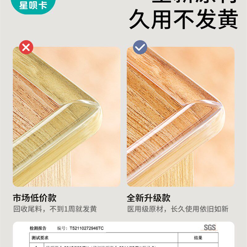 透明防撞条儿童环保墙角包边贴婴儿宝宝可啃咬桌子保护条